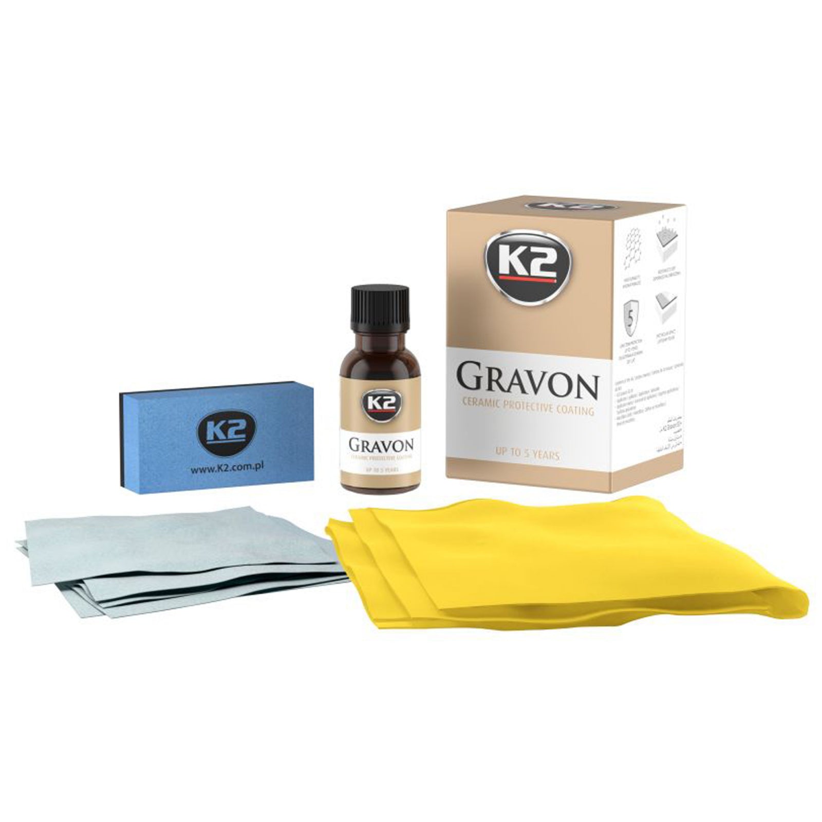 Kit protectie ceramica K2 Gravon pentru vopsea