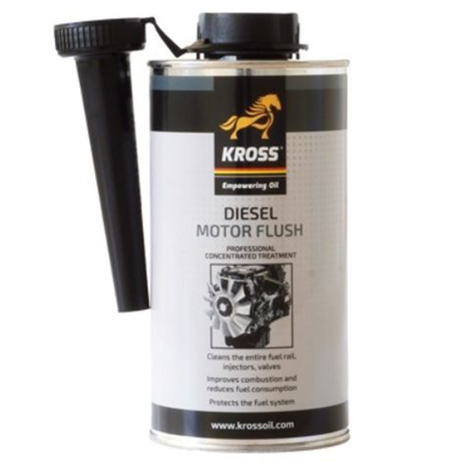 Aditiv Auto Kross Diesel Motor Flush pentru injectoare supape si camera de ardere 500 ml