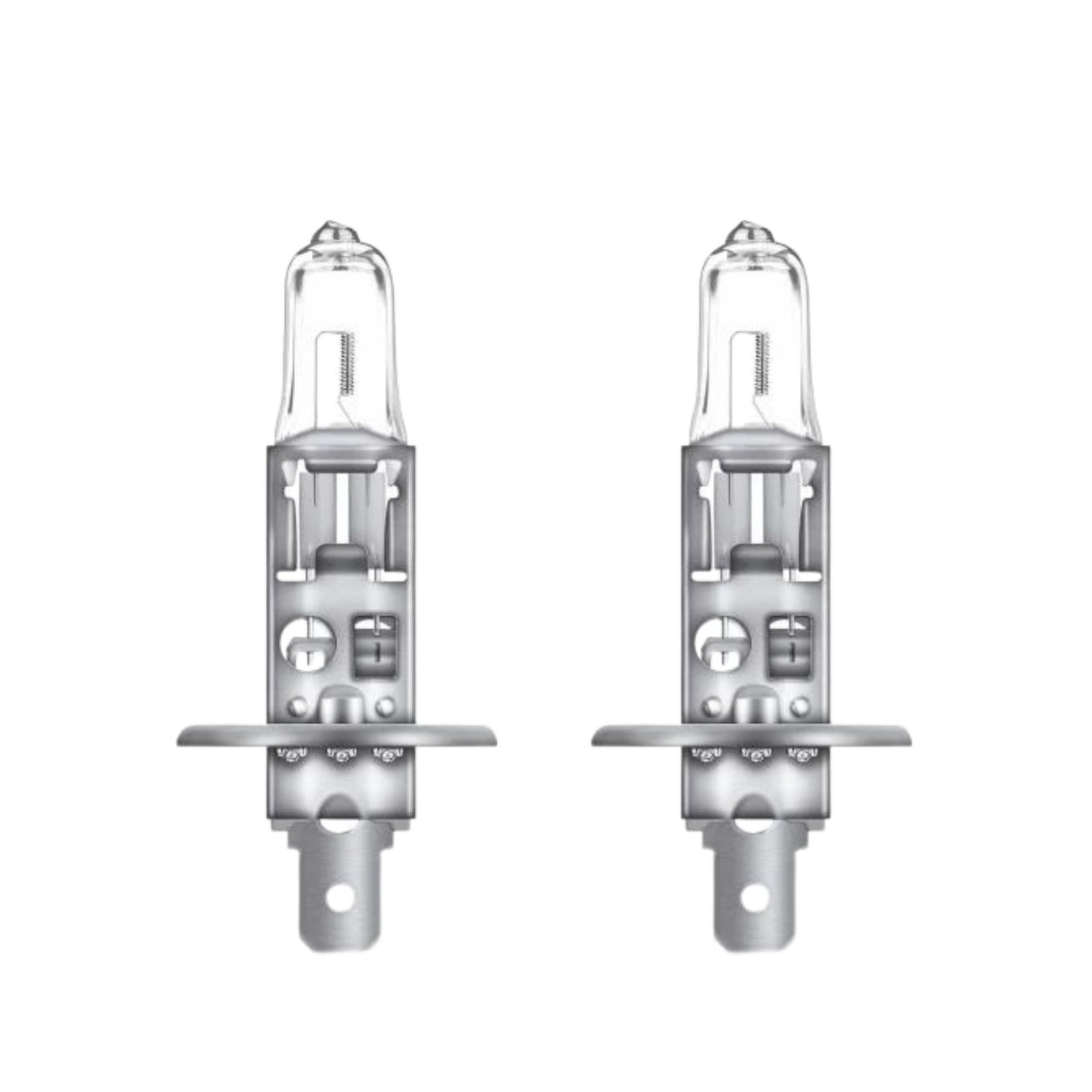 Pachet 2 Becuri 12V H1 55 W NIGHT BREAKER SILVER +100% OSRAM