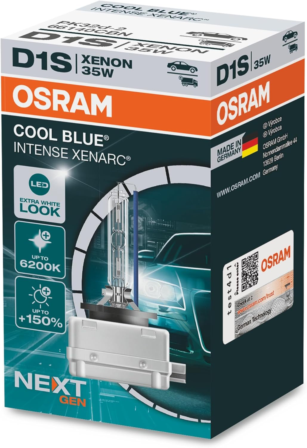 Bec Xenon D1S Osram Xenarc Cool Blue Intense NextGen