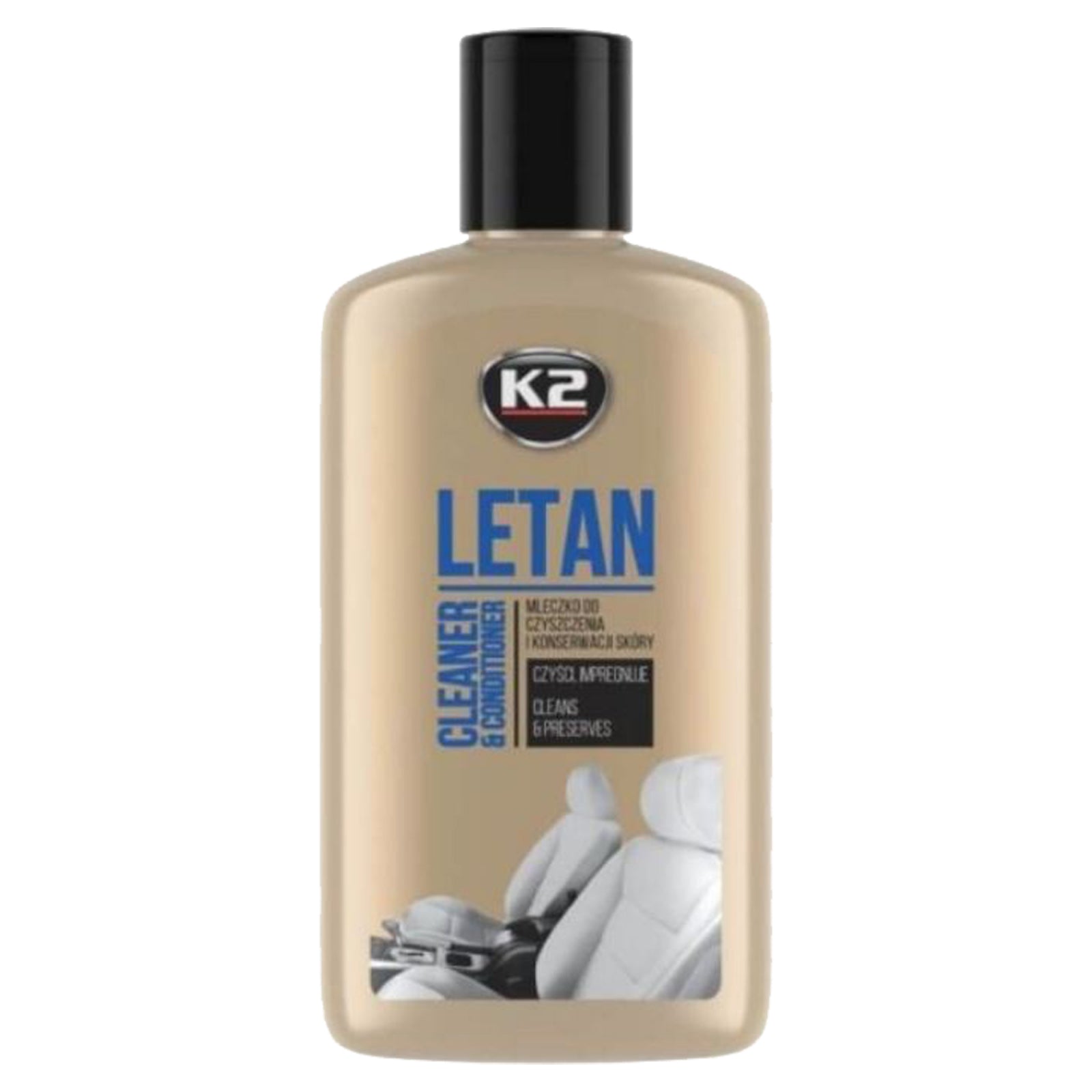 Crema curatare si intretinere piele auto K2 Letan 250 ML