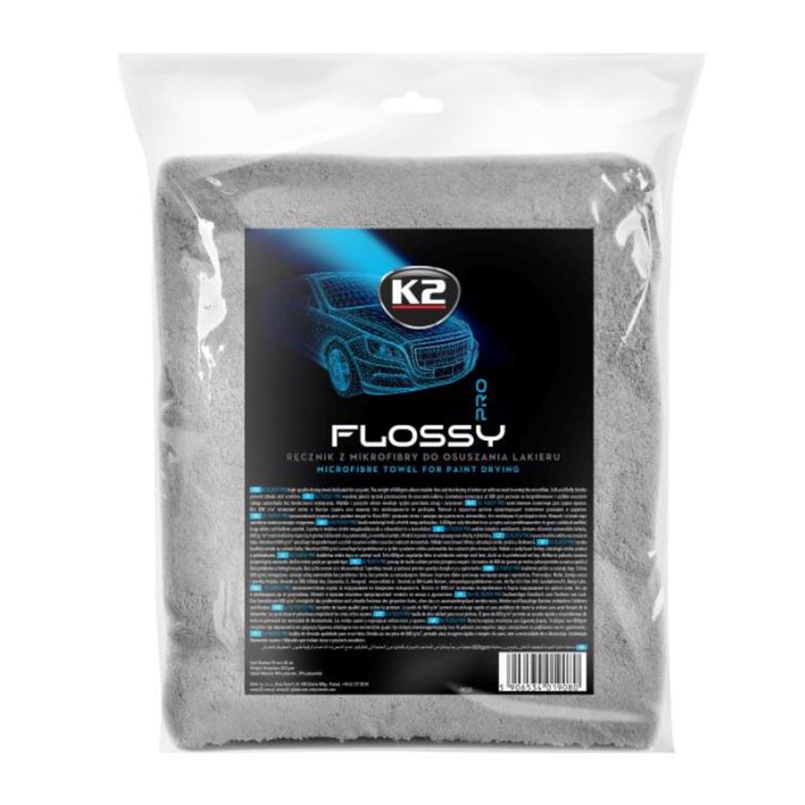 Prosop microfibra K2 Flossy 800GSM 60X90 cm