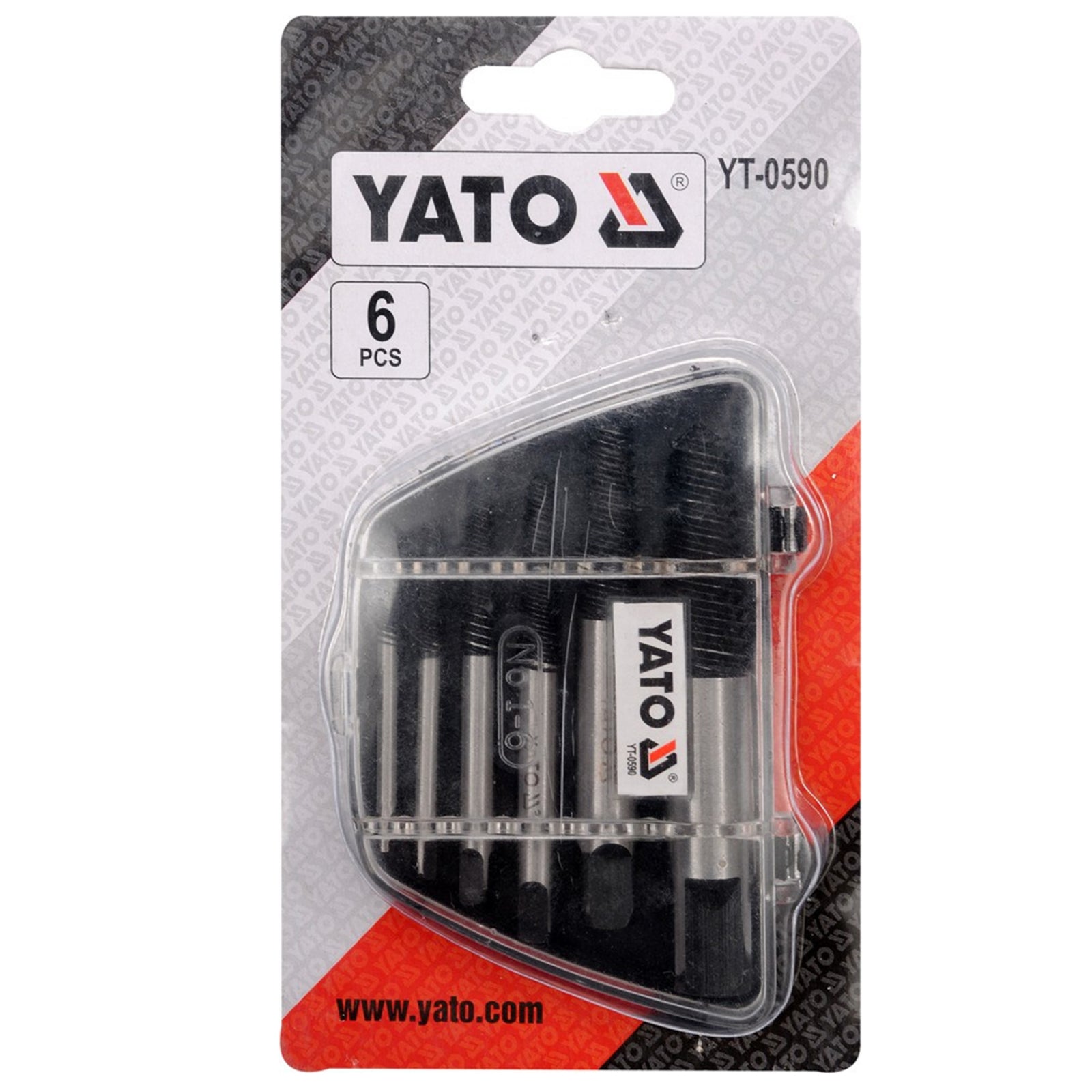 Set 6 buc extractoare Yato pentru suruburi rupte