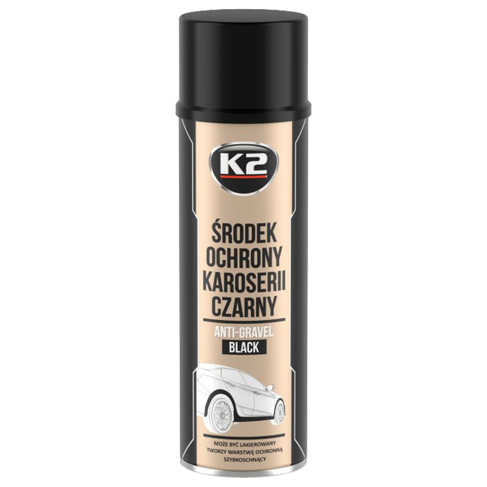 Spray K2 insonorizant negru 500 ml