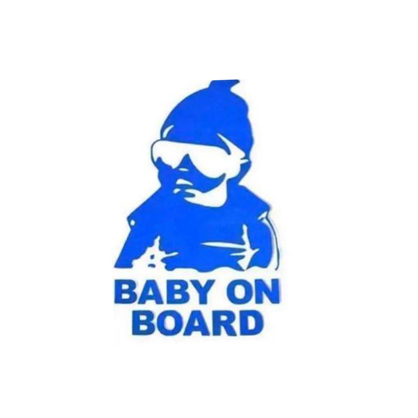 Sticker autocolant Baby on Board, albastru