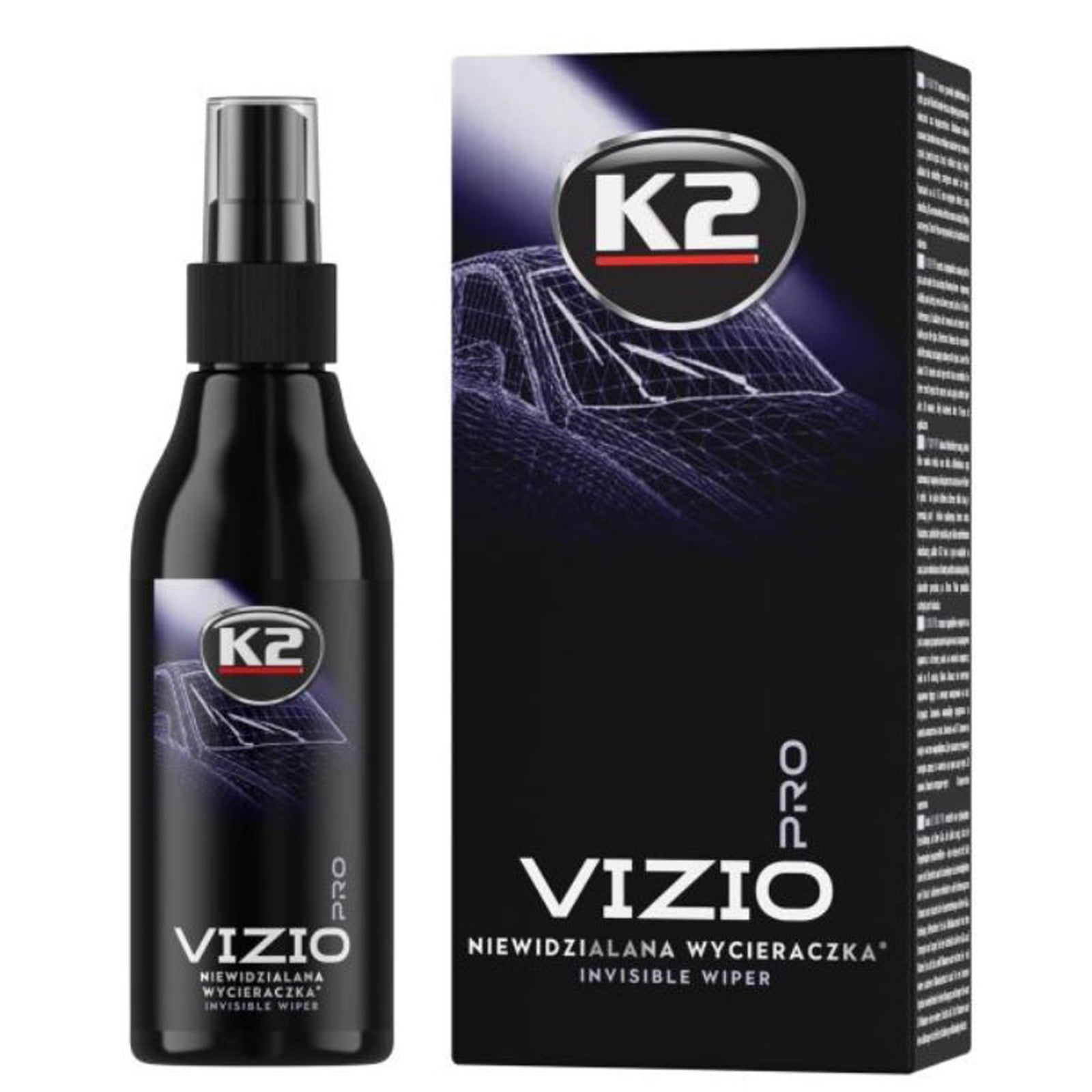 Tratament hidrofob K2 Vizio Pro 150 ml pentru geamuri auto